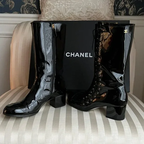 Authentic CHANEL Boots - Picture 1 of 10